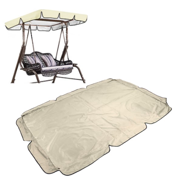 Ulkokeinukatoksen vedenpitävä cover yläkannen vaihto UV-suoja patiopihan tuoliin beige