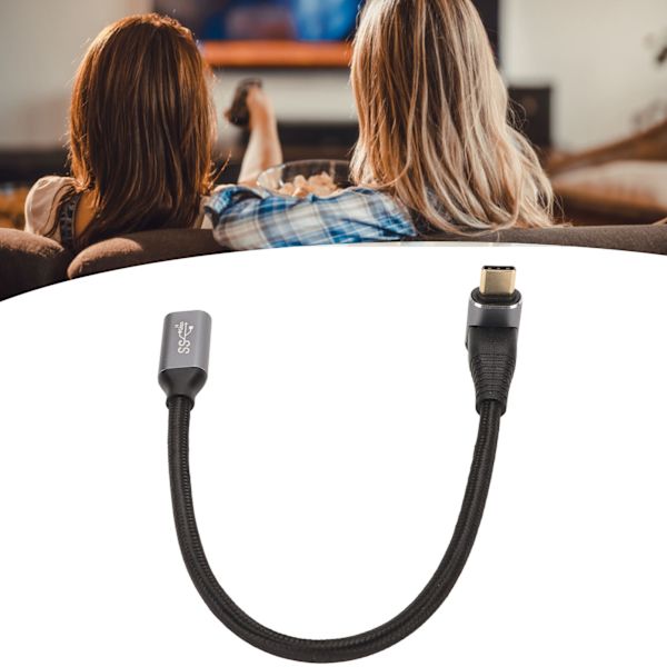 USB C 3.1 Hunn til Hunn Kabel PD100W Rask Lading 10Gbps 4K ved 60Hz USB C Lading Kabel for Steam Deck Spillkonsoller 25cm/9.8in