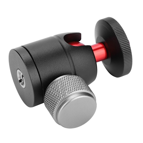 360° Svängbart Mini-Kulahuvud i Aluminiumlegering med 1/4\" Skruvfäste för DSLR-Kamerastativ