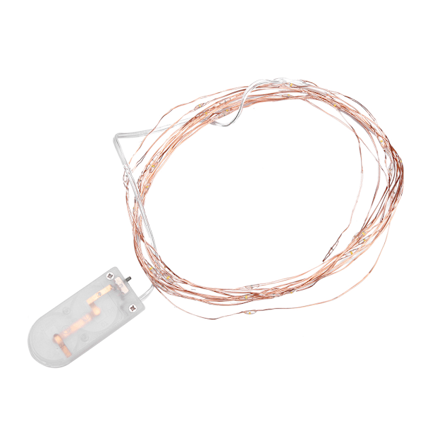 3M 30 LED Koppartråd Batteridrivna Fe-Ljus för DIY Jul- och Bröllopsdekoration (Flerfärgad)