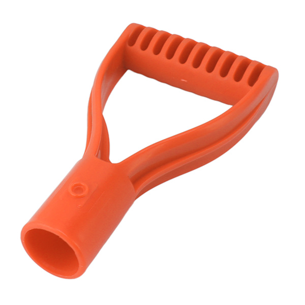 Spade-kahvan muovi 32 mm sisähalkaisijalla D-muotoinen kahva Lapiokahvan vaihto lumilapioon kaivamiseen haravointiin Oranssi