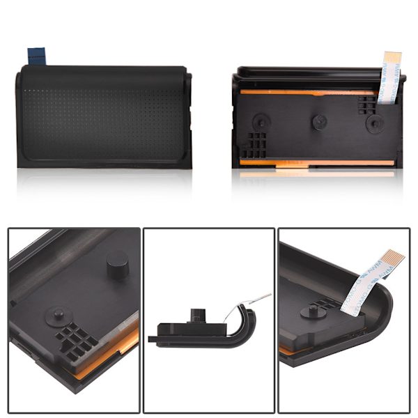 1 kpl Kannettava ABS Vaihto Kosketuslevy Sony PS4 Pelikonsolin Ohjaimelle Musta