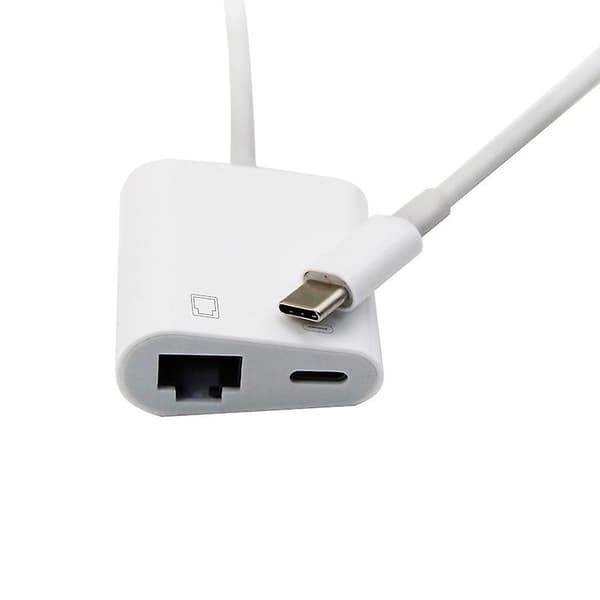 Type C til Ethernet-adapter USB C til RJ45 Ethernet LAN Kablet Netværkskonverter 100 Mbps til Type C Mo