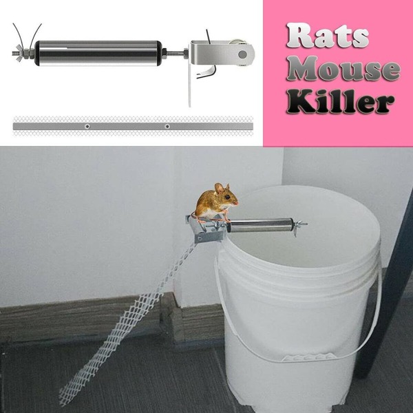 Råttfälla Råttdödare Rullfat Trap Råttrulle + Slope Bild Färg 1