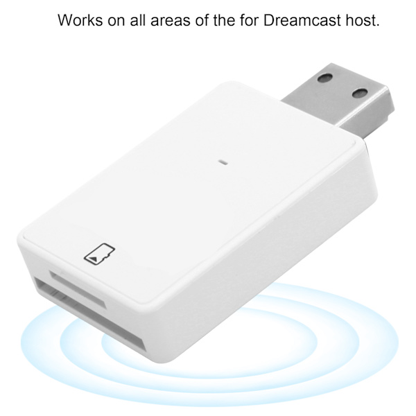 DC-muistikortin lukulaite Sega Dreamcast -pelikonsolille Dreamshell V4.0:lle