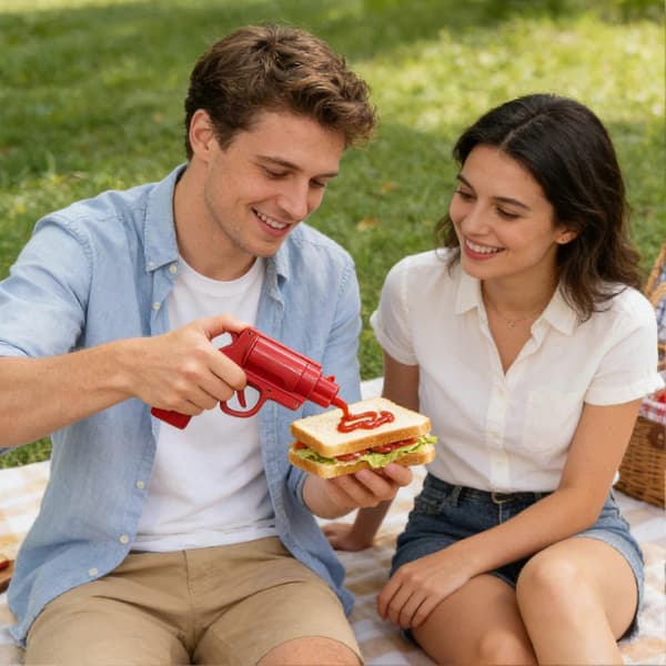 【02】Kryddflaskor läckagesäkra roliga ketchupdispenser för ketchup, senap, klämflaskor för matlagning och bakning