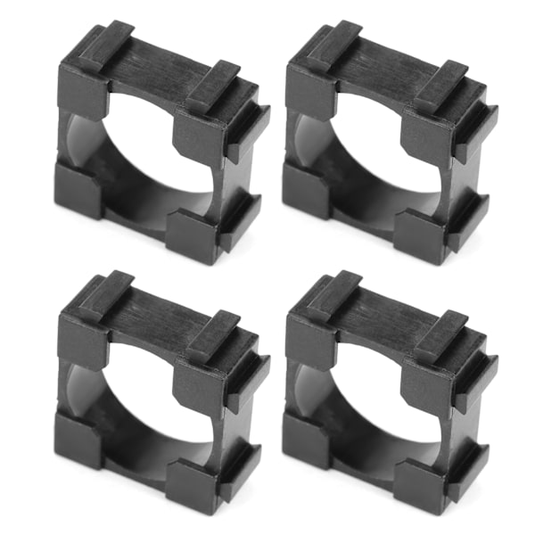 100 stk 18650 Li-ion Batteriholdere - Sylindriske Batteripakkebraketter for Enkel Oppbevaring og Montering