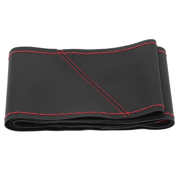 Universal 15\" Ratdæksel DIY Håndsyet Perforeret Mikrofiber Læder Rouge