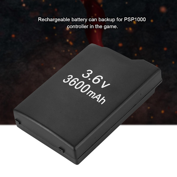 1000mAh 3.6V Li-ion Oppladbart Batteripakke For Sony PSP 1000 Kontroller