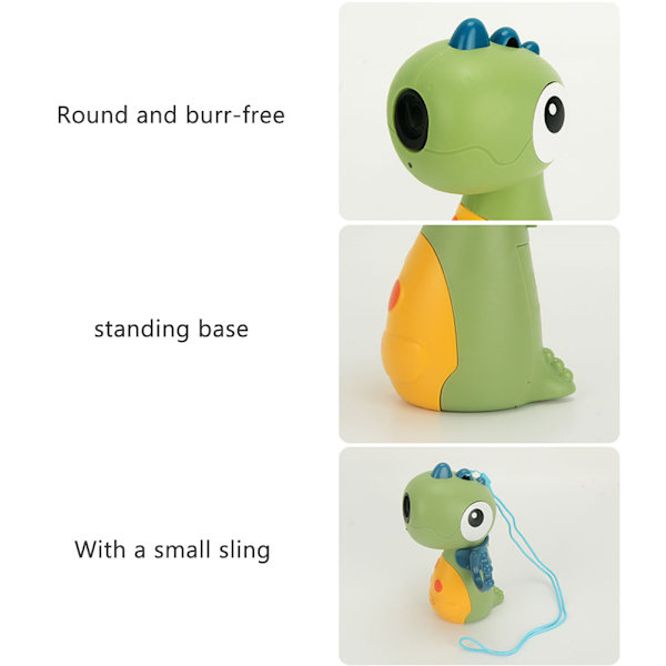 Boblemaskine Sød Dinosaur Bobleblæser Maskine til Børn Boblemaskine Boblelegetøj med Lys og Musik til Drenge og Piger