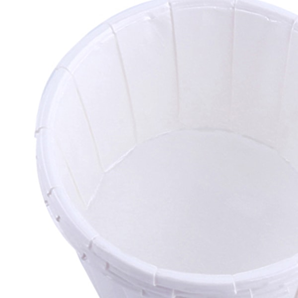 100 stk. hvide papir cupcake forme til muffins og fester, ideel til bryllupper og bagning