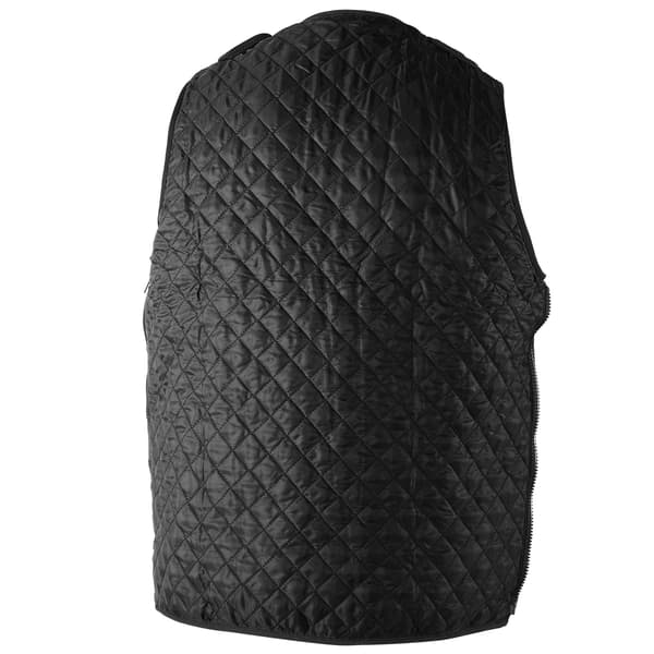 USB Opvarmet Vest Jakke Bomuld Polyester Vinter Kropsvarmer til Udendørs Aktiviteter Sort
