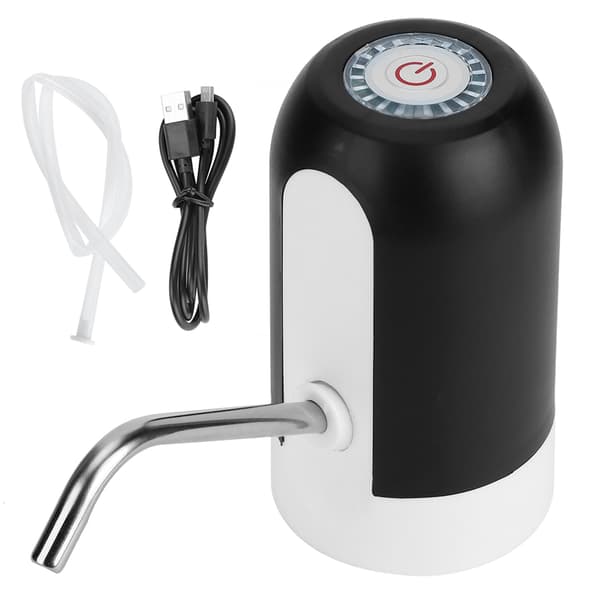 Bärbar USB Elektrisk Vattendispenser Pump 5V DC Hemmabruk Svart