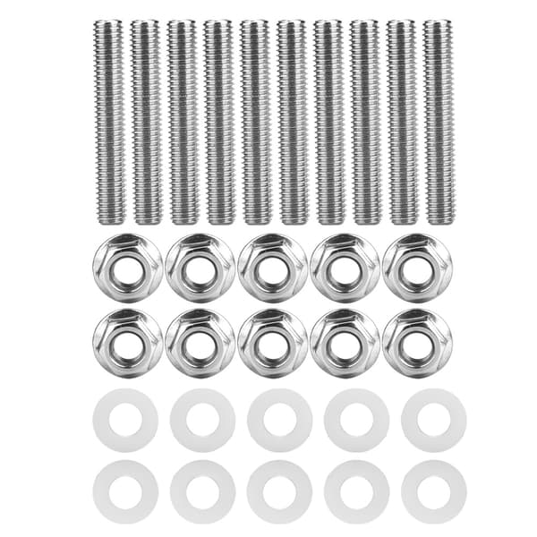 Rustfrit stål sort udstødningsmanifold Header Stud Bolt Kit til Honda Acura