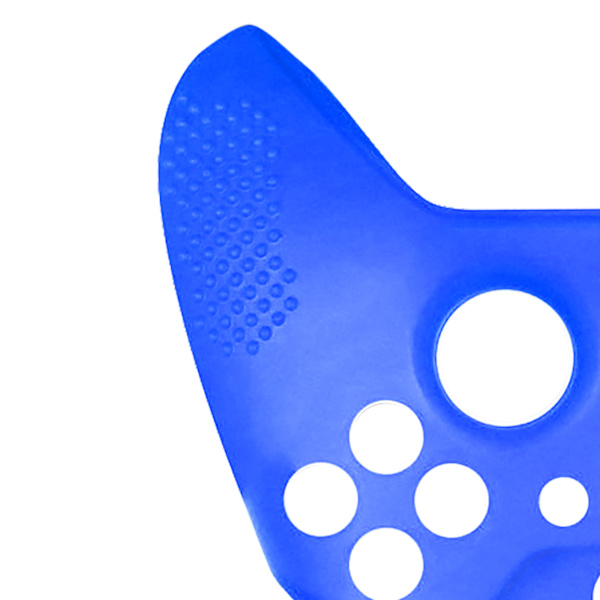 Spelkontroll Silikonfodral Skyddande Omslag med Halkskydd och Tangentlock för XBOX ONE Slim Blå