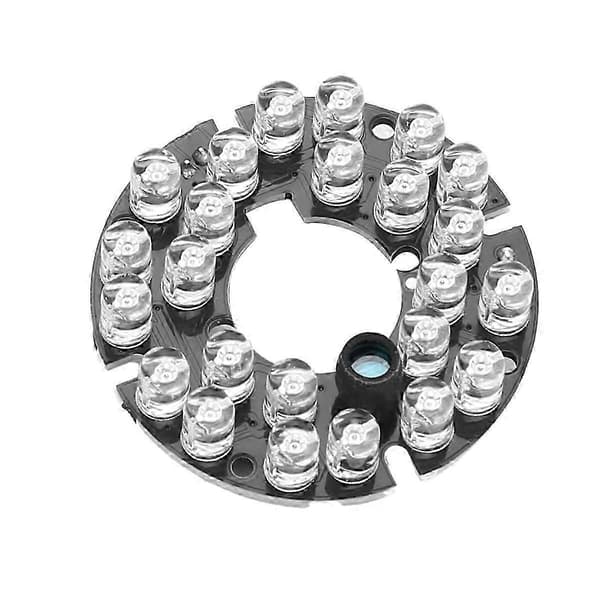 CCTV-kamera 10Mil 90 astetta punainen 5mm 24 LED-lamppu IR infrapunalamppulevy