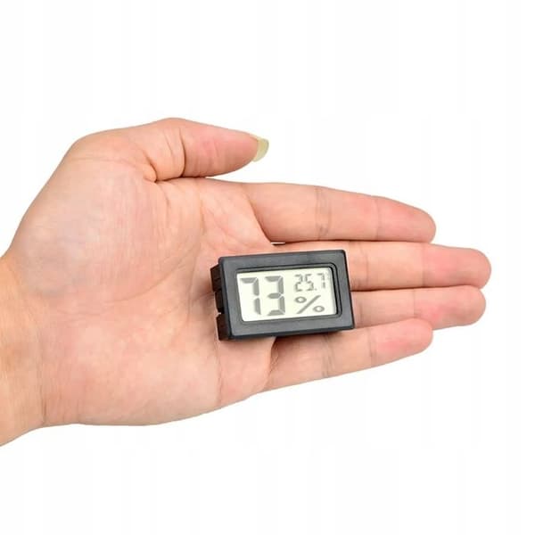 2-i-1 digitalt hygrometer, termometer og fuktighetsmåler