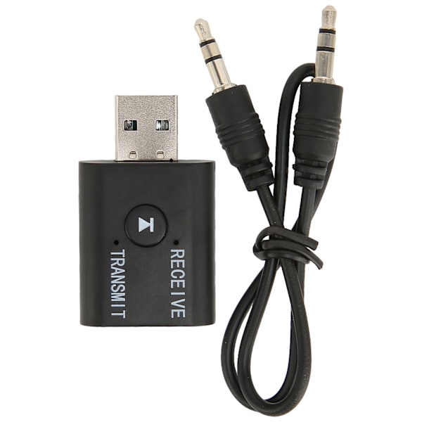 Trådløs USB Audio Transmitter Receiver Dual Output 5.0 EDR til Computer