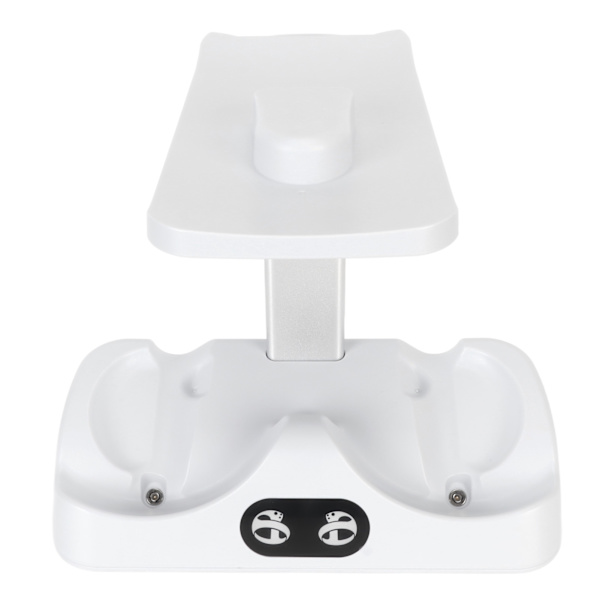 Laddningsdocka för PS5 VR2-kontroll för PSVR 2 med VR-headsetstativ LED-indikator 2 magnetiska spännen Typ C-kabel Vit