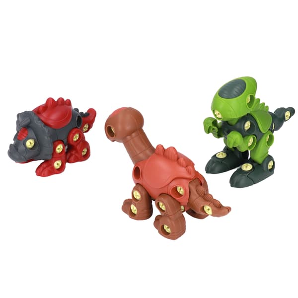 DIY Skruv Mutter Montering Dinosaurie Leksaksset Byggmodell för Barn