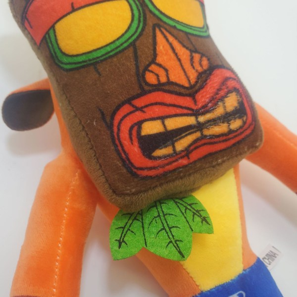 Crash Bandicoot Crazy Trilogy Serie Plyslegetøj Dukke - Maske Edition