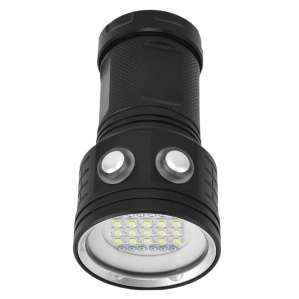 Undervandslommelygte 27 LED'er lysperler IPX8 vandtæt bærbar dykkerfyldningslys 100m/328.1ft til undervands-W