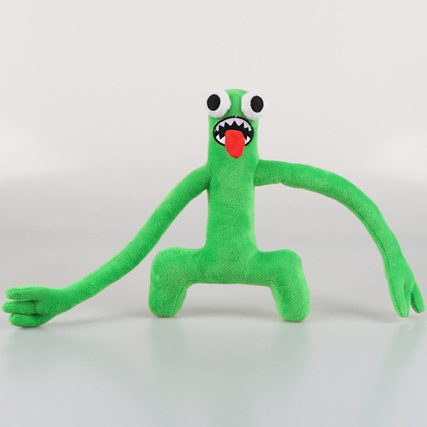 1 stk 50 cm plysj, fra Rainbow Friends Plysj Leker for fans og venner Vakkert utstoppede dyreplysj dukkegaver (grønn)-A