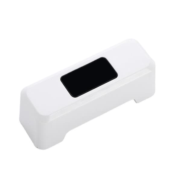 Smart toiletsensor skyller genopladelig berøringsfri automatisk toiletskylleknap White