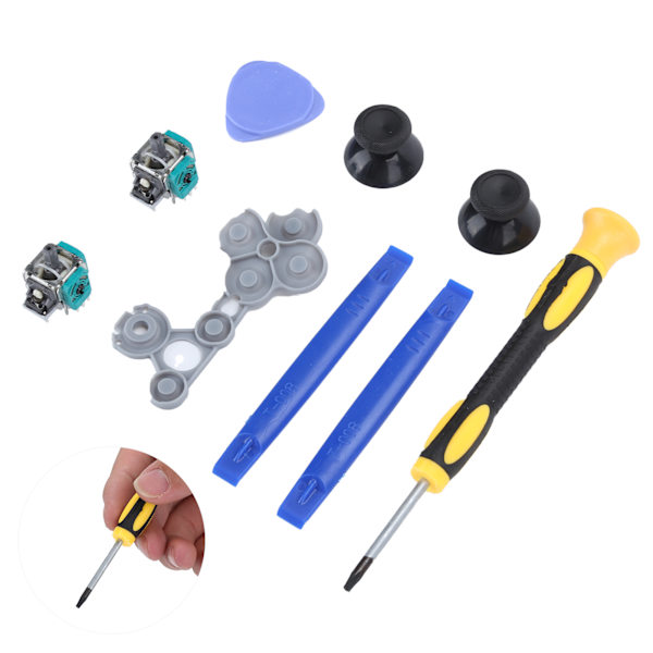 3D Analoga Joystickar T8 Skruvmejsel Tummehattar Kit för XBOX ONE-Kontroller Set