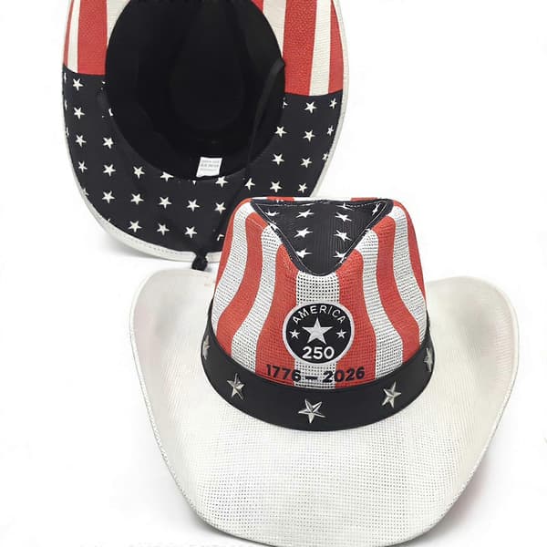 【02】Western Cowboyhatt, Stilig Solhatt