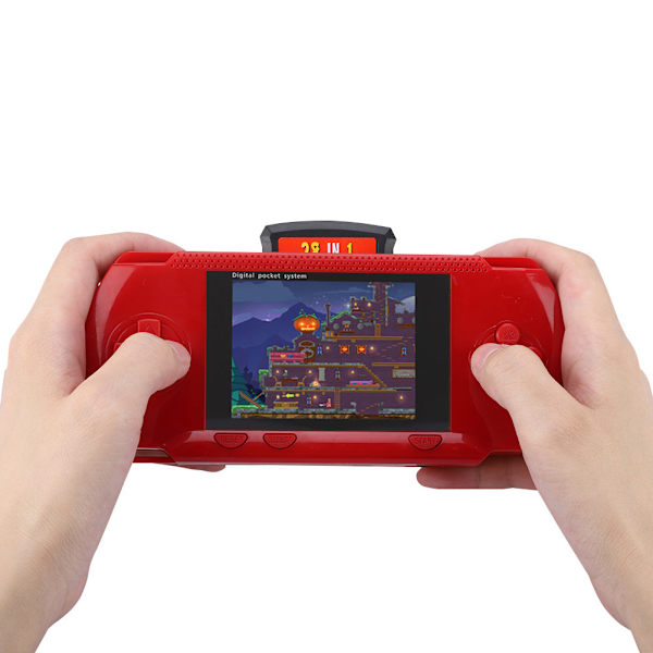 PVP Bärbar Handhållen Digital Spelkonsol Videospelkonsol med Spelkort