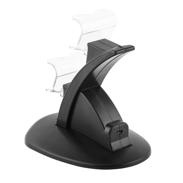 USB dobbel ladelader Dokkingstasjon Stativ for PS4 for Playstation 4 Slim/Pro-kontroller