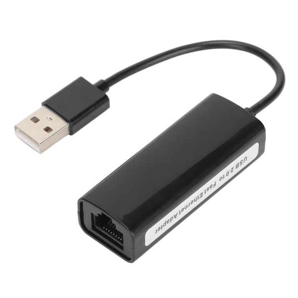 Ethernet-adapter USB til 10 100 Mbps Plug and Play Kablet LAN-nettverksadapter for Switch for Windows for OS X