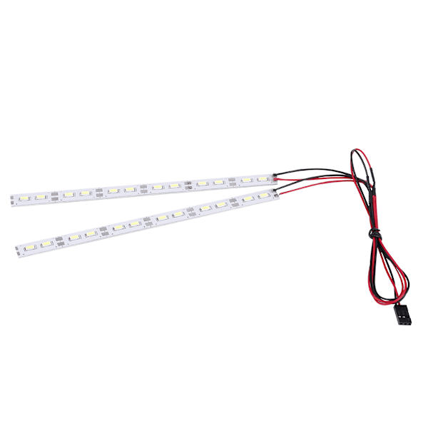 24 LED Chassis Lysbånd - 6V LED Belysning til 1/10 & 1/8 RC Biler, Crawlers og Buggies