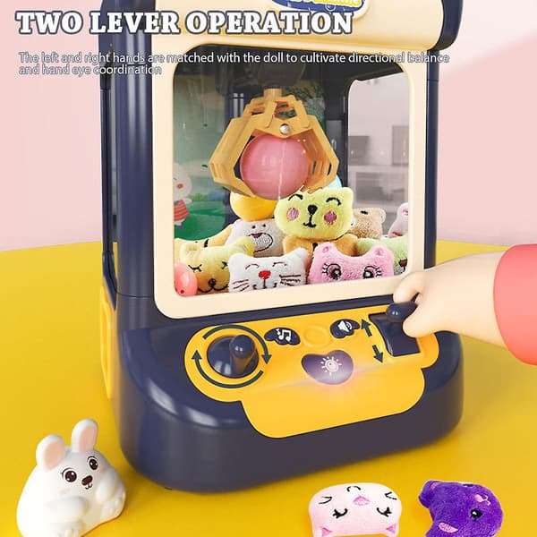 Barn Klomaskin Hem Mini Dockmaskin Multifunktionell Myntstyrd Spelleksak Pink