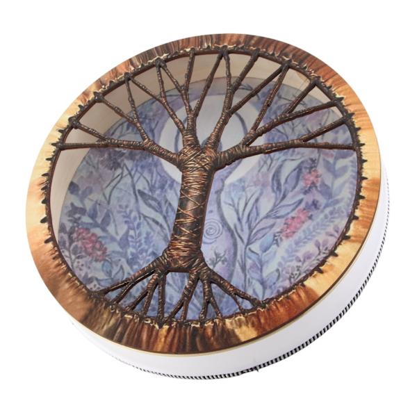 Shamantrumma Sibirisk Trumma Andetrumma Handgjord Shamantrumma med Trumstock Heminredning