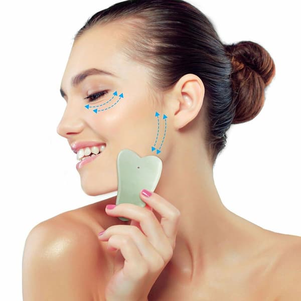 Jadevals Massasjeapparat Slankemassasjeverktøy Gua Sha-brett