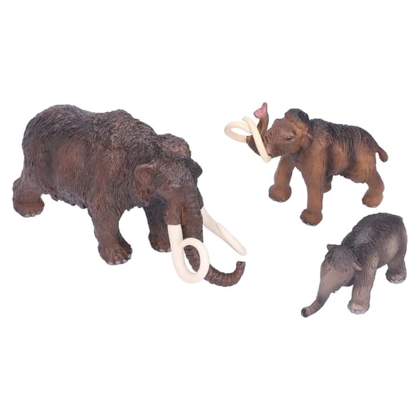 Realistisk mammutmodellfigur, plastdyrsamlingsleke