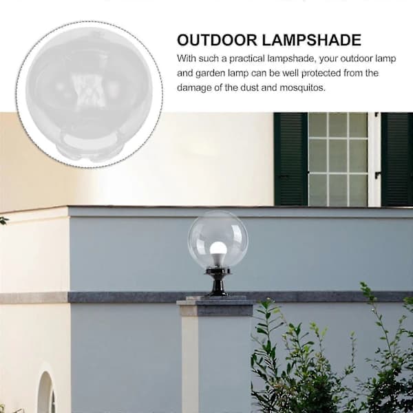 Outdoor Lighting Protective Cover Landscape Plastic Lampshade Lamp Accessory