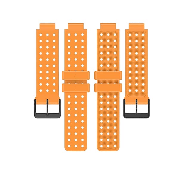 【02】Rem til Garmin Approach S20 Monokrom Urrem til Garmin Approach S20 Silikone Erstatnings Mode Armbånd til Garmin Orange