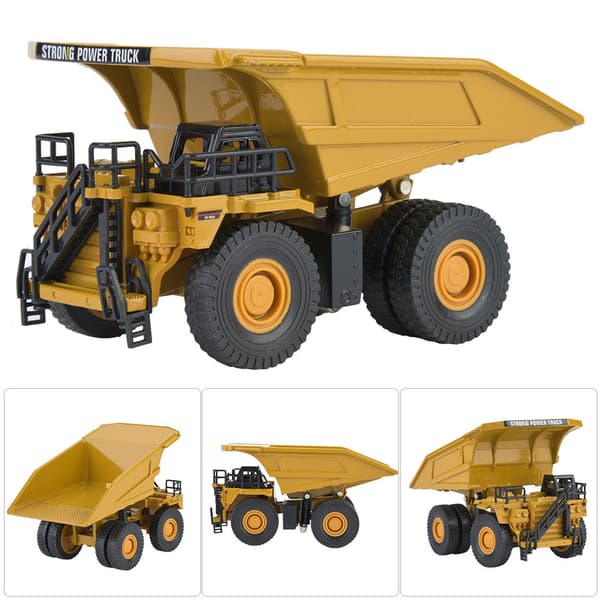 1:60 Mittakaavan Kaivoskippiauto Alloy Lelu Lapsille