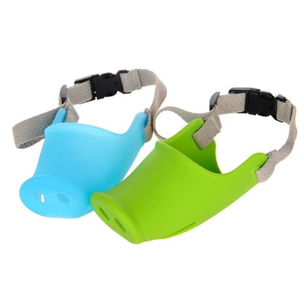 Dog Muzzle Prevents Biting While Walking, Prevents Dogs From Eating Accidentally And Indiscriminately Blue Blue M