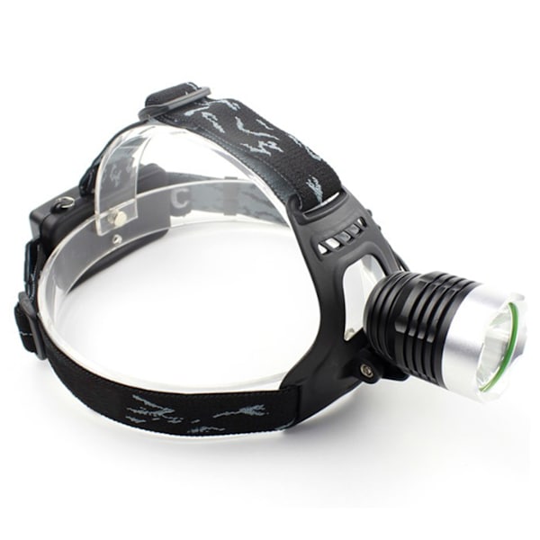 USB Laddningsbar Hög Effekt LED Huvudlampa med Vit Ljus för Utomhusaktiviteter - Perfekt för Fiske och Camping (3.7-4.2V)