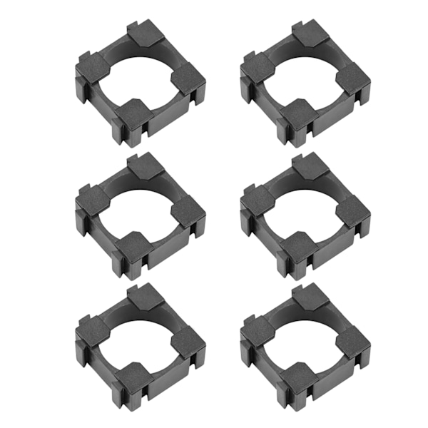 100 stk 18650 Li-ion Batteriholdere - Cylindriske Batteripakkebeslag til Nem Opbevaring og Montering