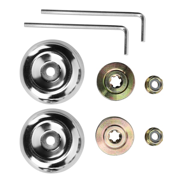 2-pack Växellåda Tryckplatta Packning Kragemutter Kit Gräsmatta Gräsklippare Borste Klippar Tillbehör