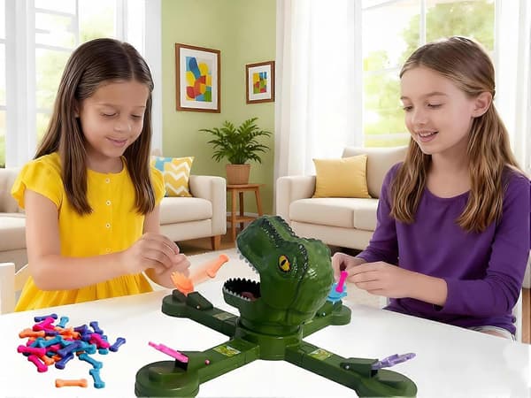 【02】Fodringsraseri Sjov: Elektrisk Dinosaurknoglekamp - Multiplayer Action