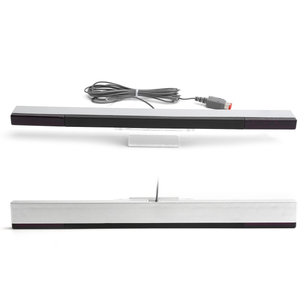 ABS Silver Motion Sensing Bar Erstatning av infrarød induktor for Wii/Wii U-konsoll