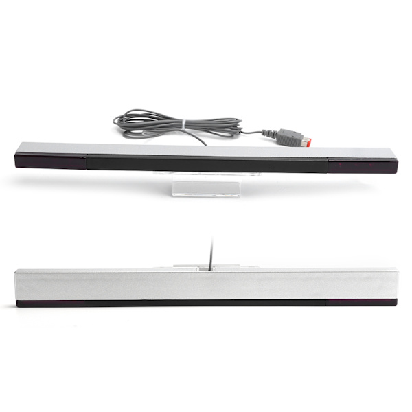 ABS Silver Rörelsedetekterande Bar Infraröd Stråle Inductor Ersättning för Wii/Wii U Konsol