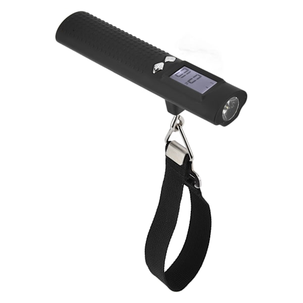3-in-1 Digitaalinen Matkalaukkuvaa'a (50kg/110lbs) Taskulampulla ja Power Bank -toiminolla - LCD-näyttö Matkatavaroiden Painon Mittaamiseen