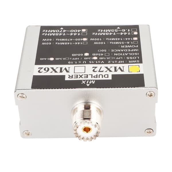 MX72 Professionel VHF UHF Multi Frekvens HAM Antenne Kombiner Duplexer til Indendørs Transitstation